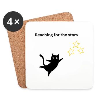 Reaching for the stars - Untersetzer (4er-Set) - Weiß - Vorne