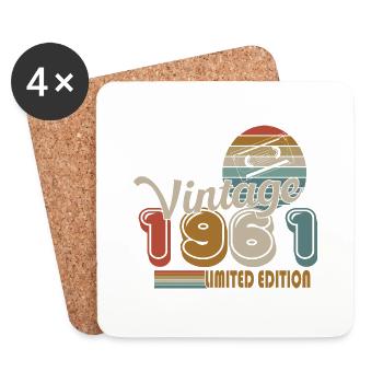 1961 - Coasters (set of 4) - white - Front