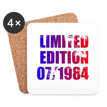 40e anniversaire édition limitée 07/1984 - Dessous de verre (lot de 4) - blanc - Devant