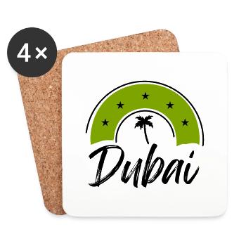 Dubai - Coasters (set of 4) - white - Front