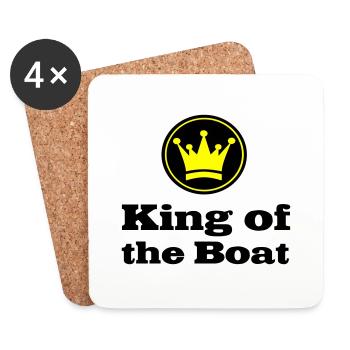 Boot - Untersetzer (4er-Set) - Weiß - Vorne