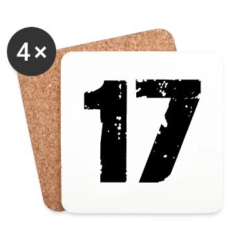 17 - Untersetzer (4er-Set) - Weiß - Vorne