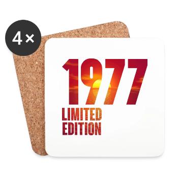 1977 - Untersetzer (4er-Set) - Weiß - Vorne