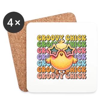 Easter Easter Bunny Easter Eve Easter Sunday Easter Egg Spring - Coasters (set of 4) - white - Front