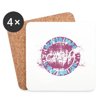 Father's Day Carlo - Coasters (set of 4) - white - Front