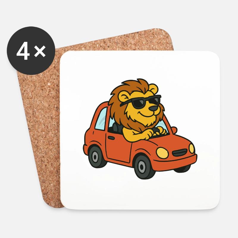 loewe auto - Untersetzer (4er-Set) - Weiß