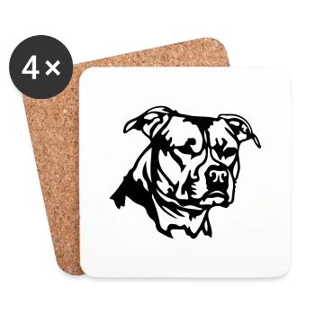 ares - Dessous de verre (lot de 4) - blanc - Devant