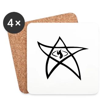 elder sign - Untersetzer (4er-Set) - Weiß - Vorne