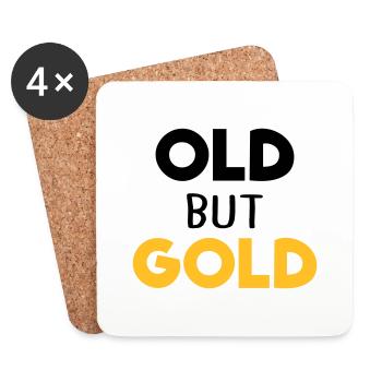 old but gold - Coasters (set of 4) - white - Front
