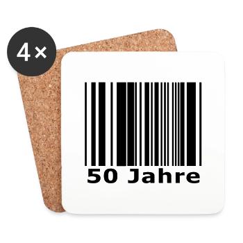 50 - Coasters (set of 4) - white - Front