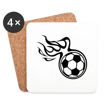 Soccer - Untersetzer (4er-Set) - Weiß - Vorne