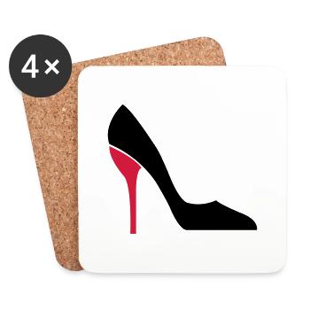 high_heels_2 - Untersetzer (4er-Set) - Weiß - Vorne