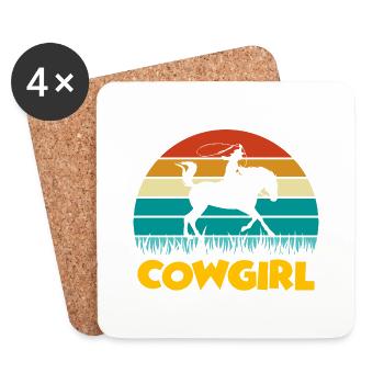 Horse Horse Lover, Horse Horse. Love Horses - Coasters (set of 4) - white - Front