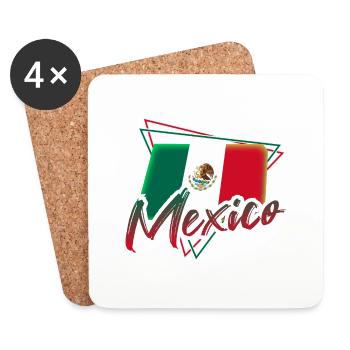 Mexico - Coasters (set of 4) - white - Front