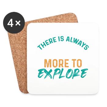 explore travel - Coasters (set of 4) - white - Front