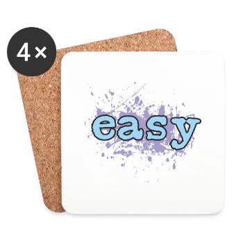easy - Untersetzer (4er-Set) - Weiß - Vorne