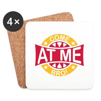 come at me bro - Untersetzer (4er-Set) - Weiß - Vorne