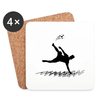 Fußball Soccer - Coasters (set of 4) - white - Front