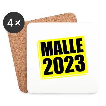 Malle 2023 Majorque - Dessous de verre (lot de 4) - blanc - Devant