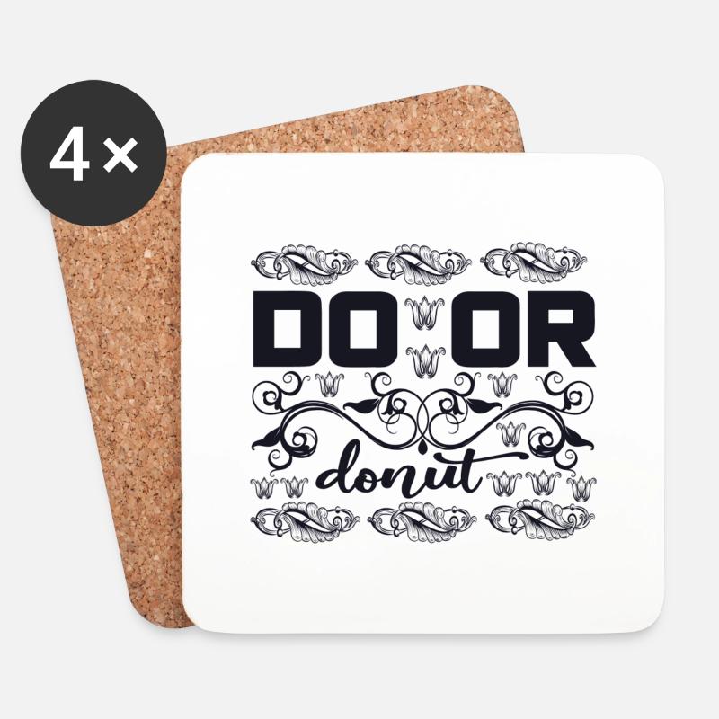 do or donut - Untersetzer (4er-Set) - Weiß