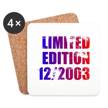 20e anniversaire édition limitée 12/2003 - Dessous de verre (lot de 4) - blanc - Devant