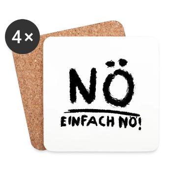 NÖ - Untersetzer (4er-Set) - Weiß - Vorne