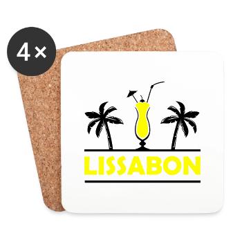 Lisbon - Coasters (set of 4) - white - Front