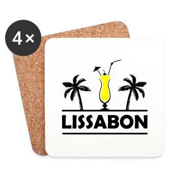 Lisbon - Coasters (set of 4) - white - Front