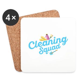 Cleaning Squad I Don't Stop Cleaner Housekeeping - Coasters (set of 4) - white - Front