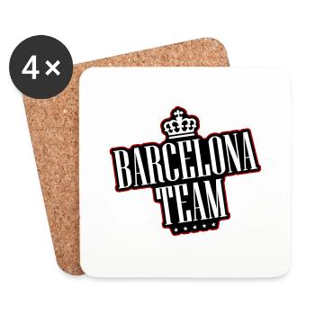 Barcelona Team - Coasters (set of 4) - white - Front