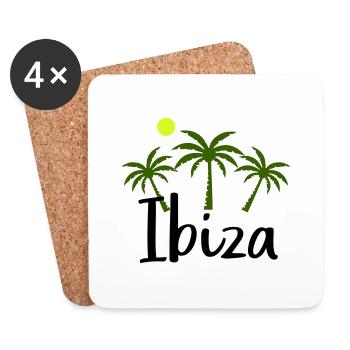 ibiza - Untersetzer (4er-Set) - Weiß - Vorne
