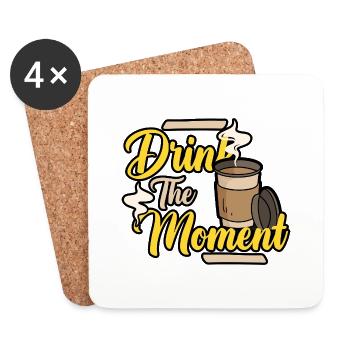 Coffee break - Coasters (set of 4) - white - Front