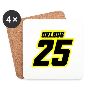 Holiday 2025 Jersey - Coasters (set of 4) - white - Front