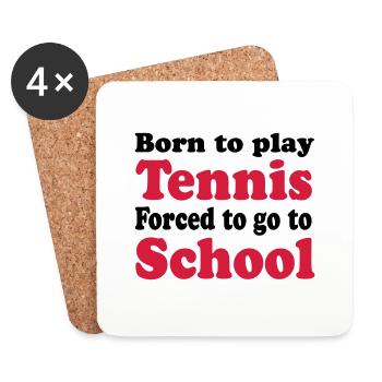 Tennis - Untersetzer (4er-Set) - Weiß - Vorne
