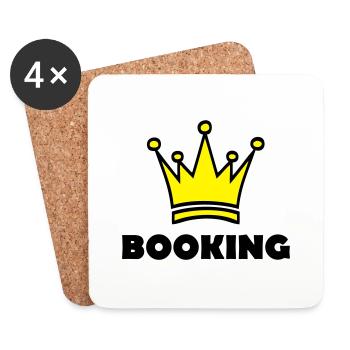 booking - Coasters (set of 4) - white - Front