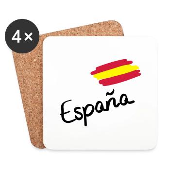 spain__f3 - Dessous de verre (lot de 4) - blanc - Devant