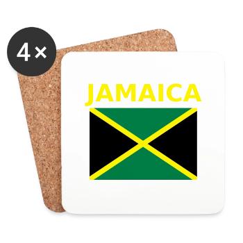 jamaica - Dessous de verre (lot de 4) - blanc - Devant