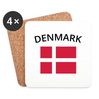 denmark - Untersetzer (4er-Set) - Weiß - Vorne