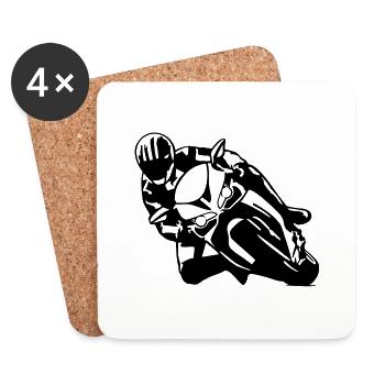 cb48_1199_corse - Coasters (set of 4) - white - Front