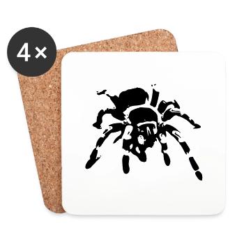 spinne - Untersetzer (4er-Set) - Weiß - Vorne