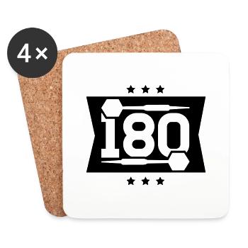 180_2_f1 - Coasters (set of 4) - white - Front