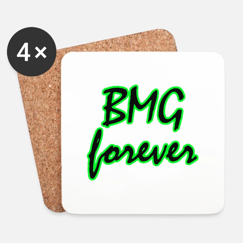 BMG forever - Untersetzer (4er-Set) - Weiß