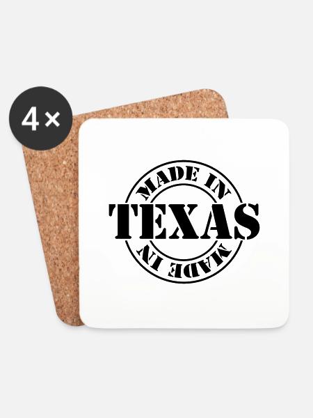 made in texas m1k2 - Untersetzer (4er-Set) - Weiß