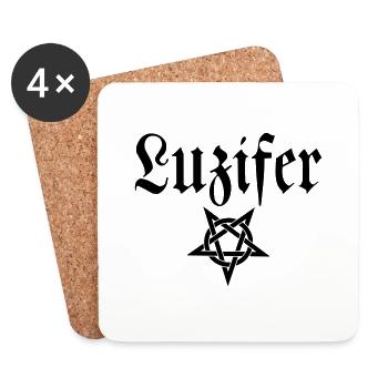 (luzifer2) - Untersetzer (4er-Set) - Weiß - Vorne