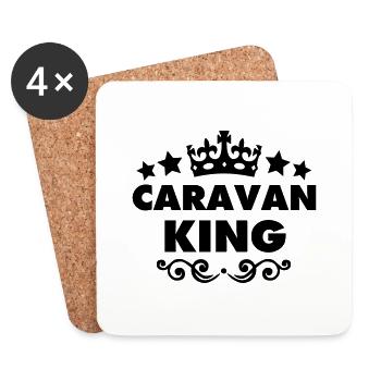 caravan king 2015 - Coasters (set of 4) - white - Front