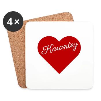Brittany - Karantez - Coasters (set of 4) - white - Front
