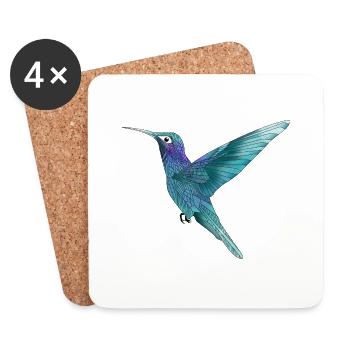 KOLIBRI - Untersetzer (4er-Set) - Weiß - Vorne