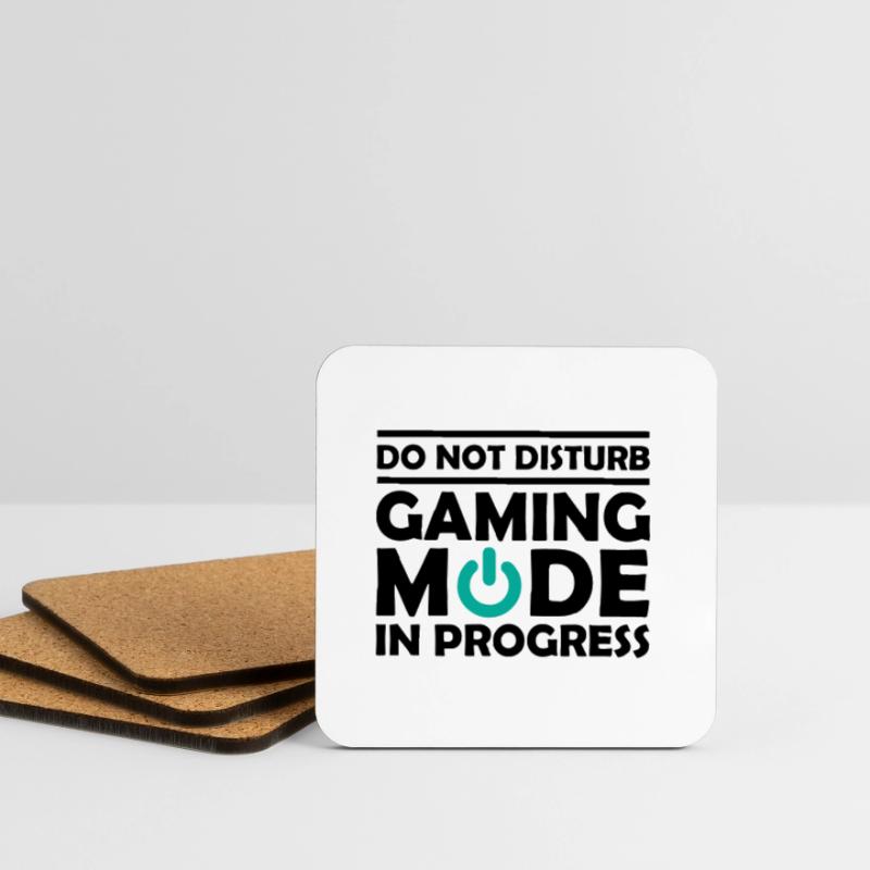 Mode de jeu Dans Le Progrès Dessous de verre (lot de 4)