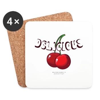 Walter & Wallis - Pop Art 5 - Coasters (set of 4) - white - Front
