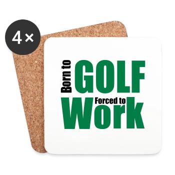 Golfe - Dessous de verre (lot de 4) - blanc - Devant